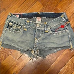 True religion women shorts size 28